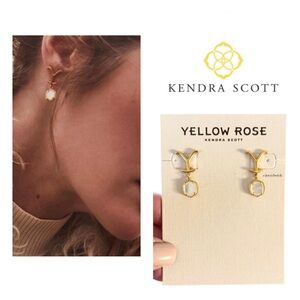 Yellow Rose by Kendra Scott Yellowstone Dutton Drop Earring NWT